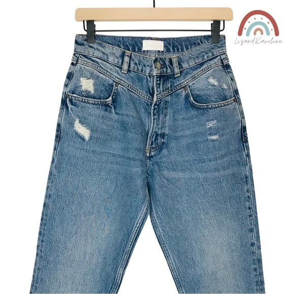 New! Boyish The Roy High Rise Yoke Front Skinny Rigid Jeans - Picture 8 of 16